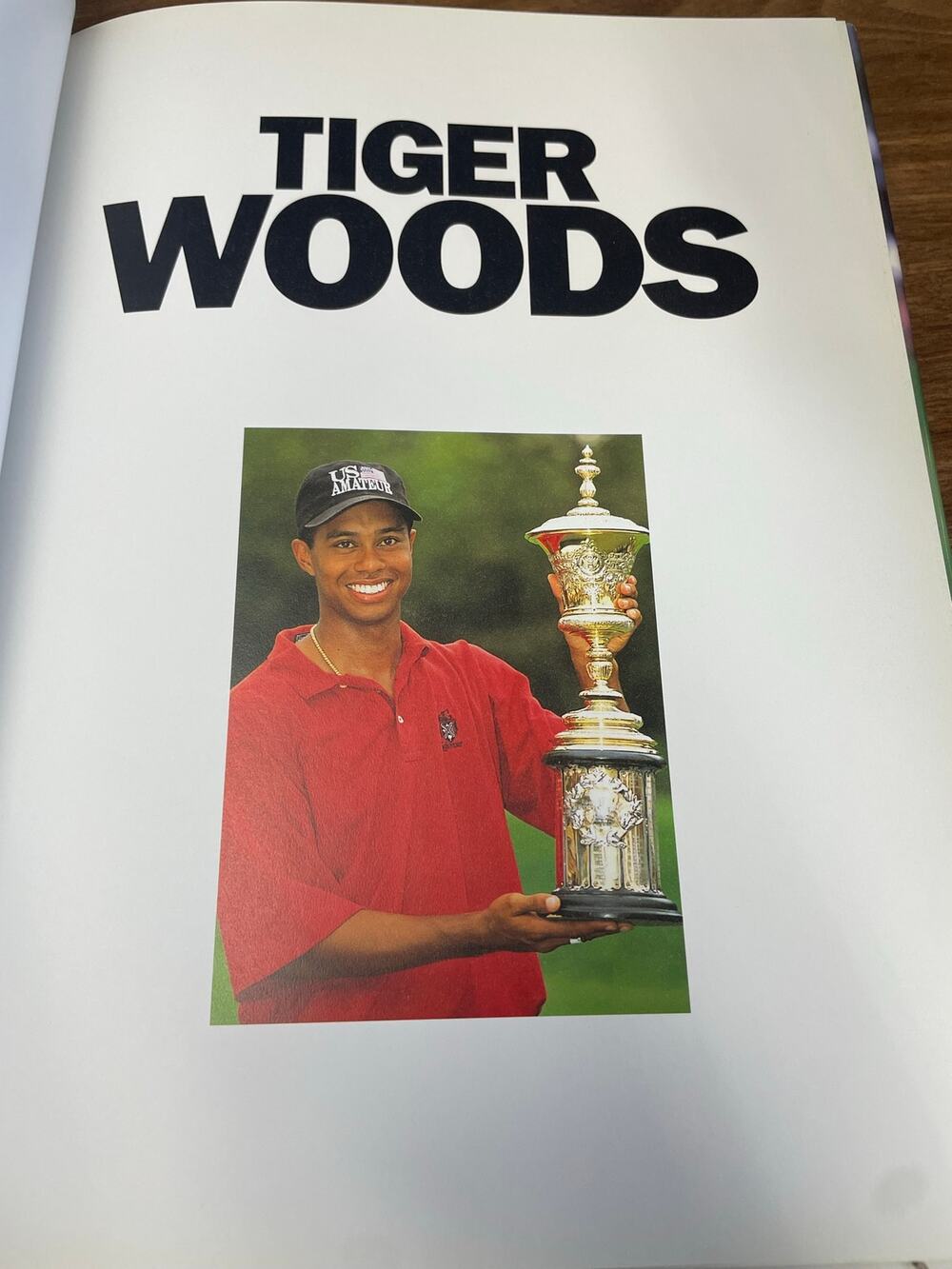 Tiger Woods Jack Clary Hardcover Golf Book 1997 Masters Smithmark Illustrated